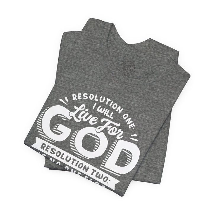 Jonathan Edwards Live For God Unisex T-Shirt T-Shirt