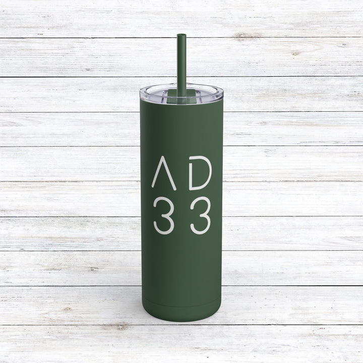 Christian Tumbler AD 33 Mug Pine Needle 20oz Matte