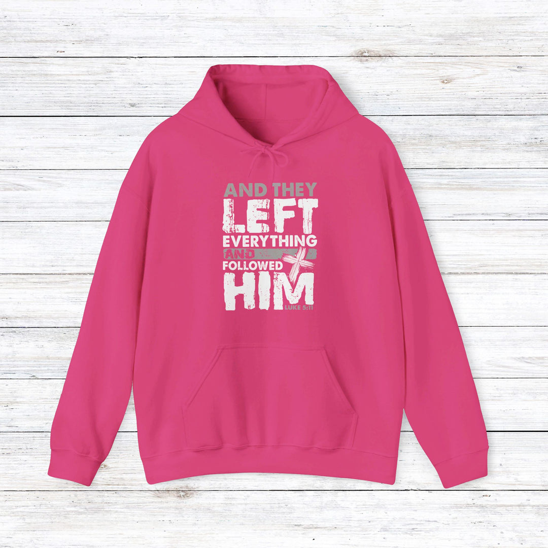 Left Everything Hoodie Hoodie Heliconia S 