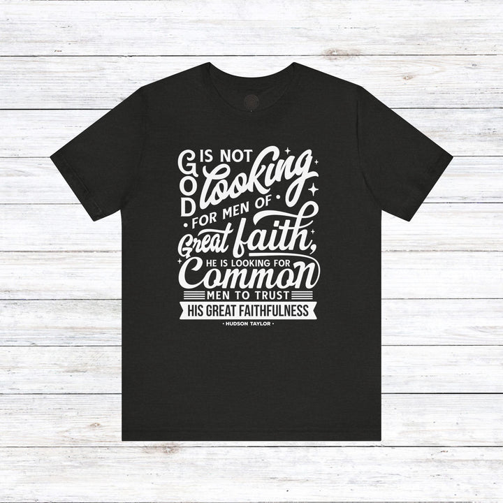Hudson Taylor Common Men Unisex T-Shirt T-Shirt Black Heather S