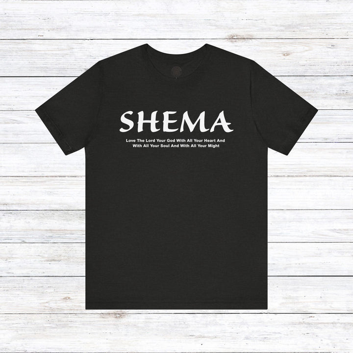 Shema Love The Lord Definition Unisex T-Shirt T-Shirt Black Heather S 