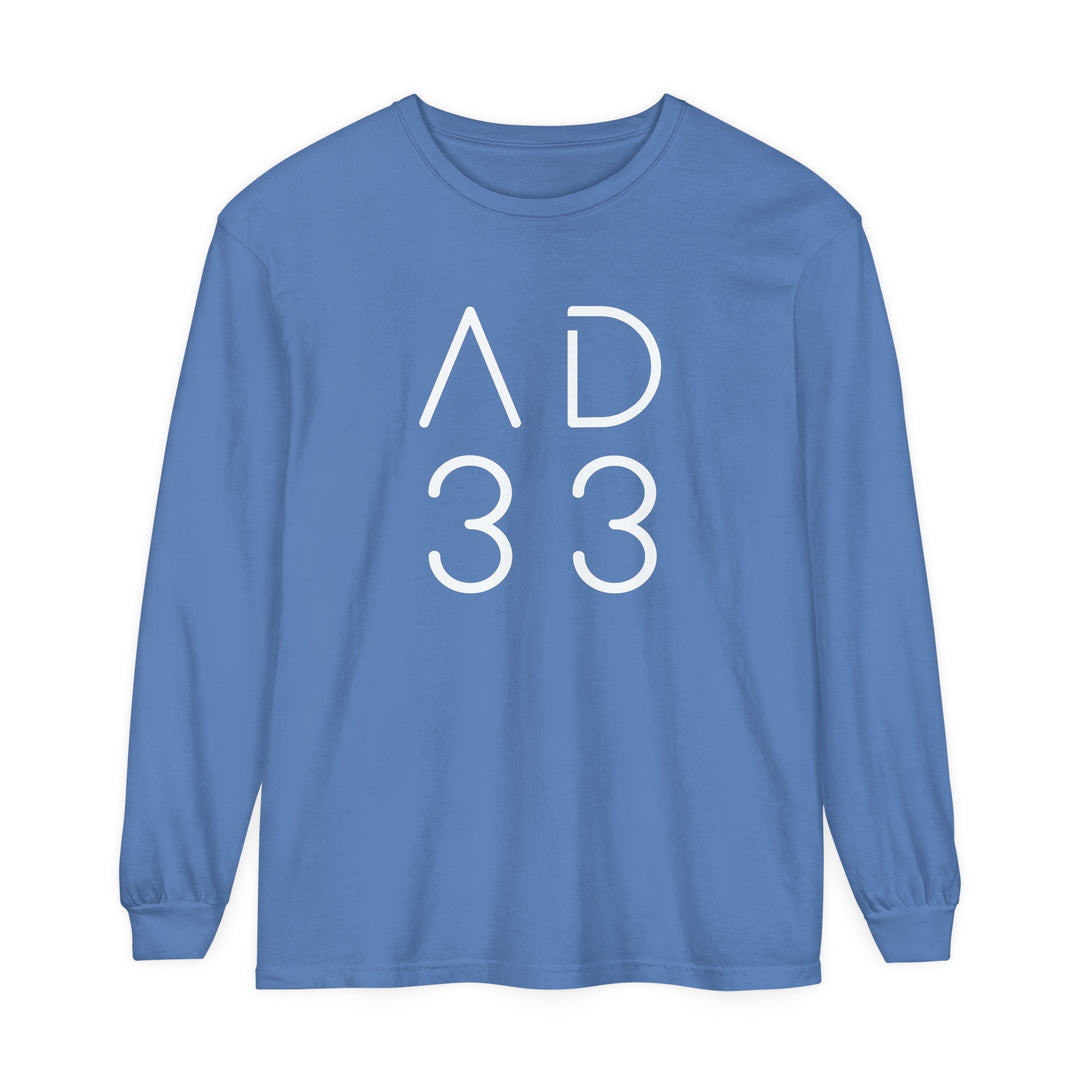 AD 33 Long Sleeve Shirt Long-sleeve Flo Blue S 