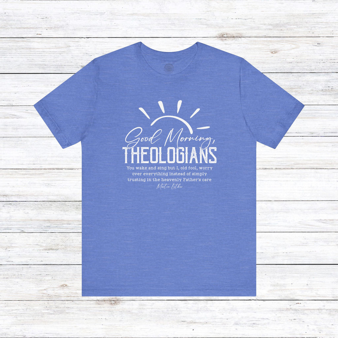 Martin Luther's Theologians Unisex T-Shirt T-Shirt Heather Columbia Blue S