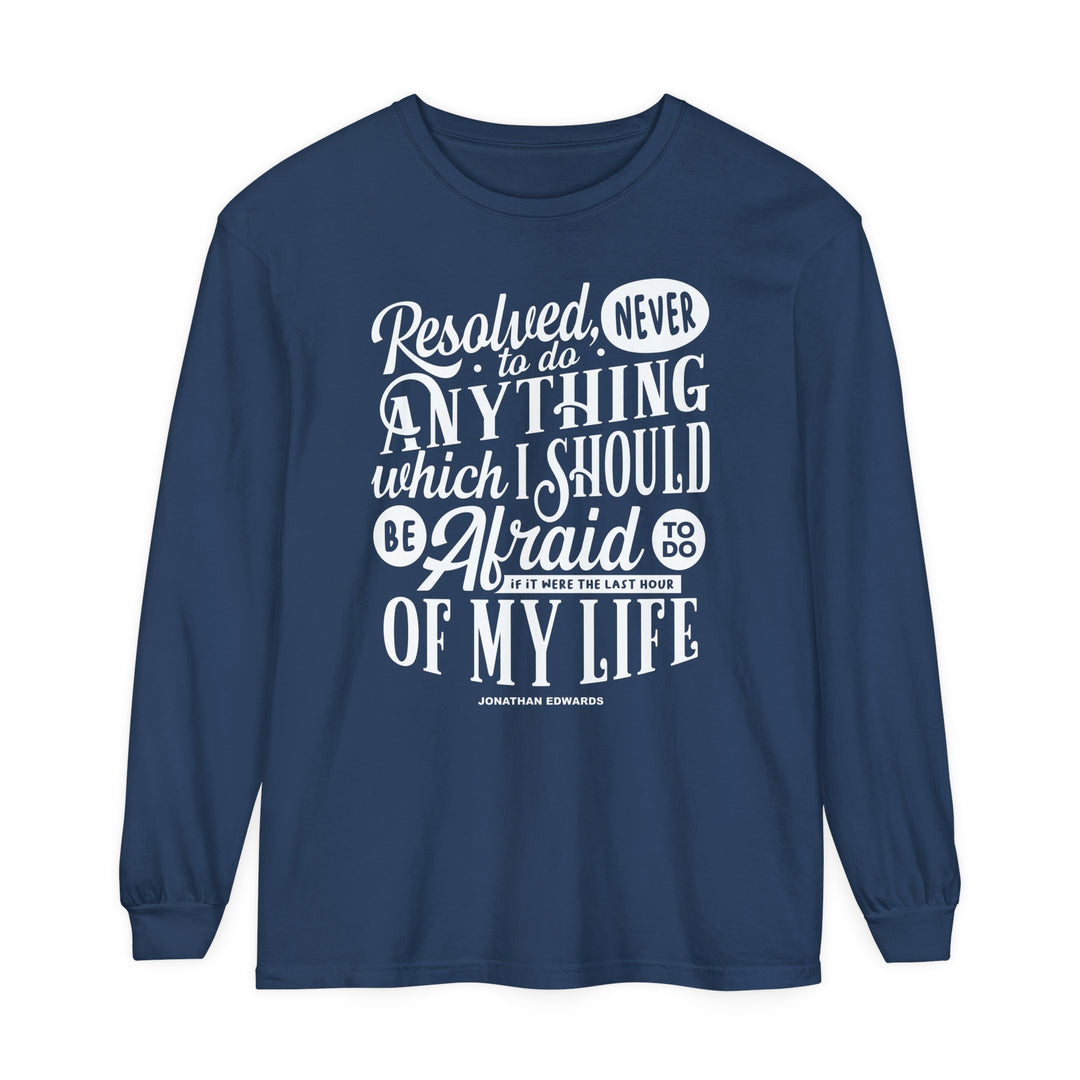 Jonathan Edwards Last Hour Long Sleeve Shirt Long-sleeve Midnight S
