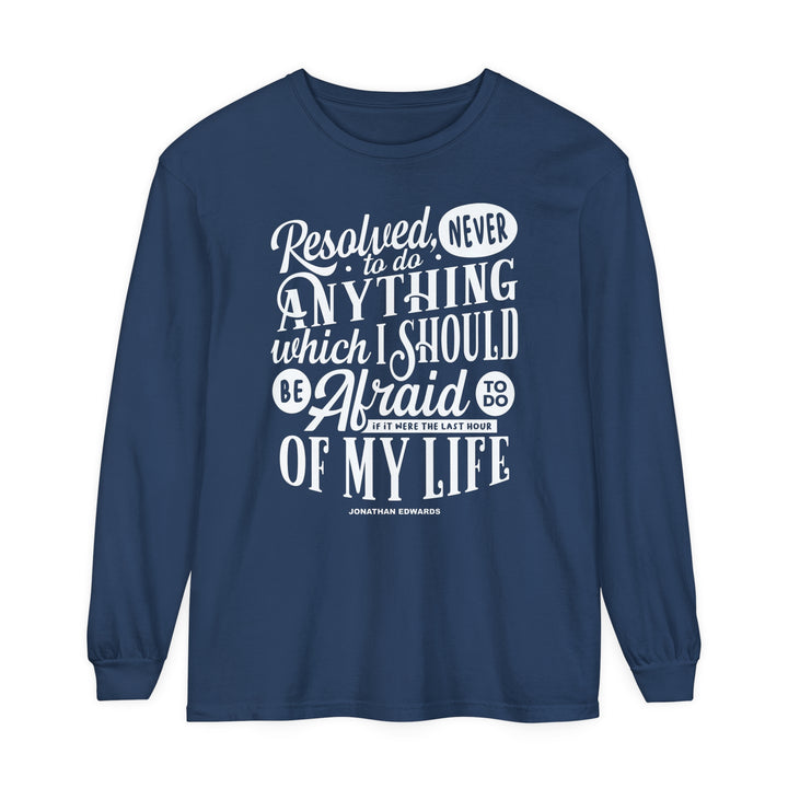 Jonathan Edwards Last Hour Long Sleeve Shirt Long-sleeve Midnight S