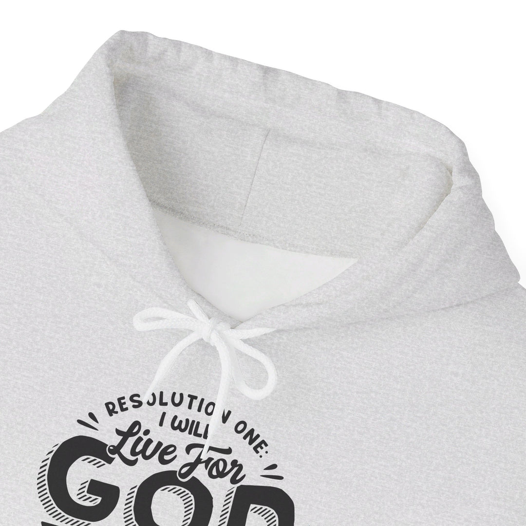 Jonathan Edwards Live For God (Black Print) Hoodie Hoodie