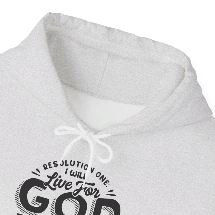 Jonathan Edwards Live For God (Black Print) Hoodie Hoodie