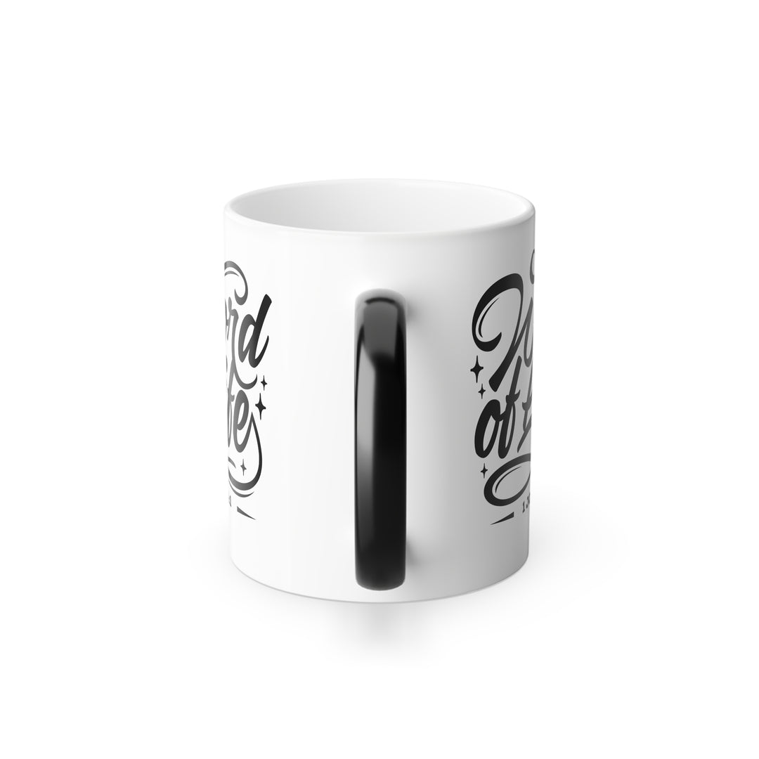 Christian Coffee Mug Word of Life Color Morphing Mug   