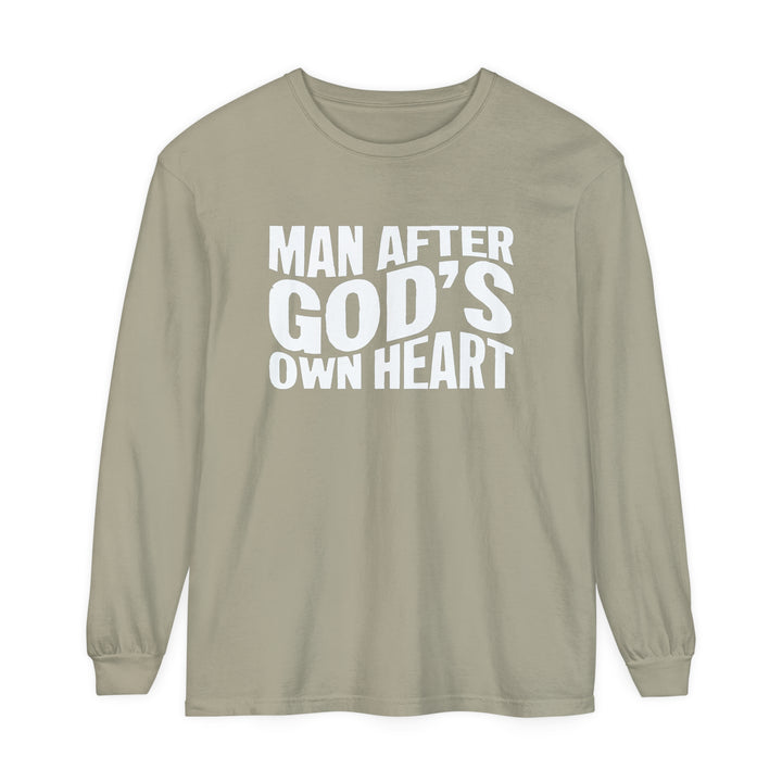 Man After God's Heart Long Sleeve Shirt Long-sleeve Sandstone S 