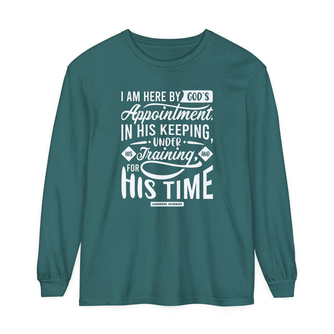 Andrew Murray's His Time Long Sleeve Shirt Long-sleeve Blue Spruce S