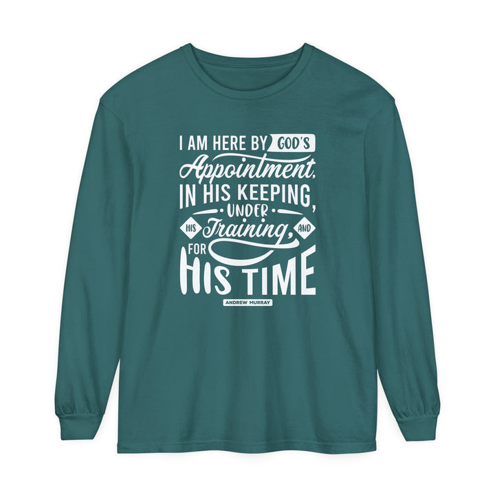 Andrew Murray's His Time Long Sleeve Shirt Long-sleeve Blue Spruce S