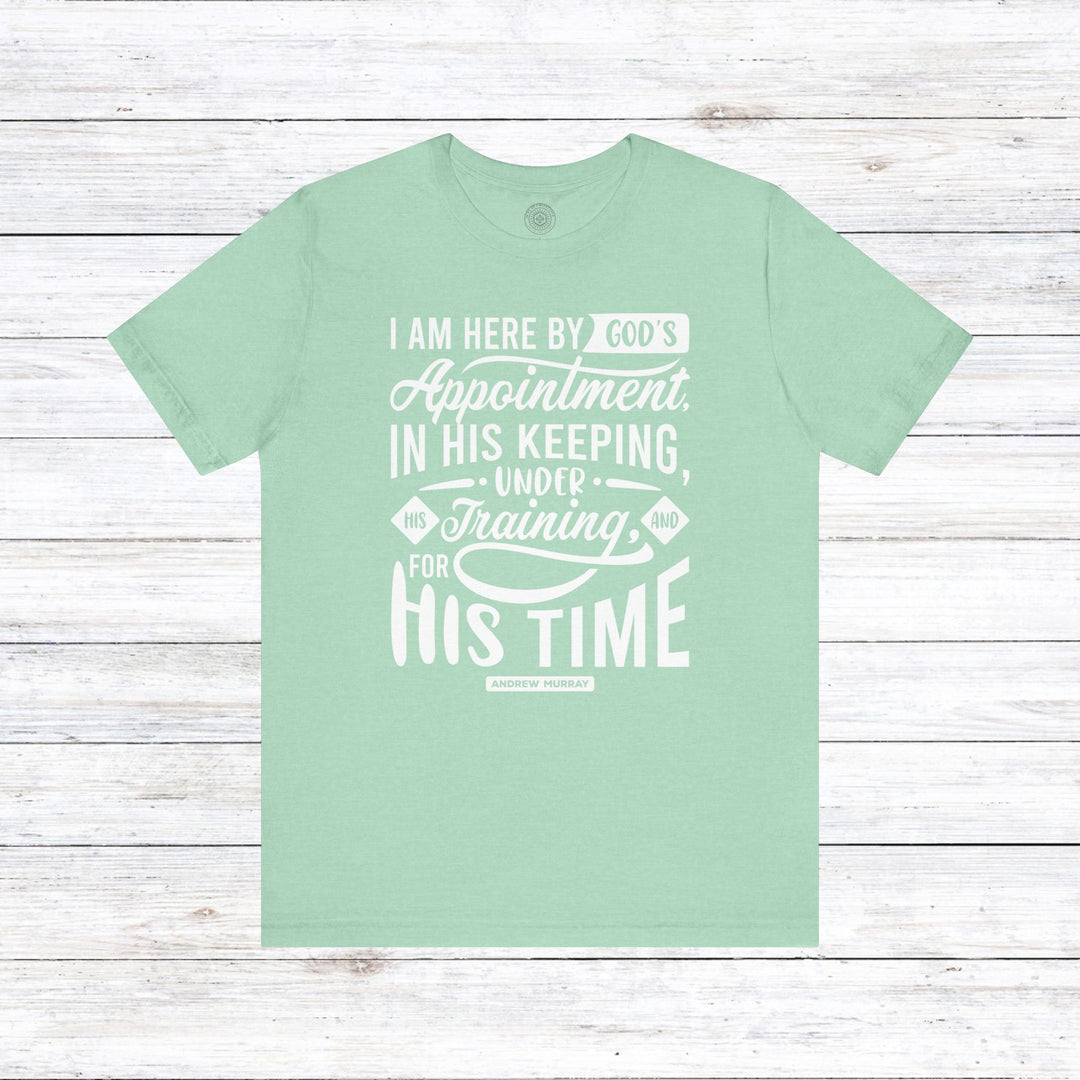 Andrew Murray's His Time Unisex T-Shirt T-Shirt Heather Mint S