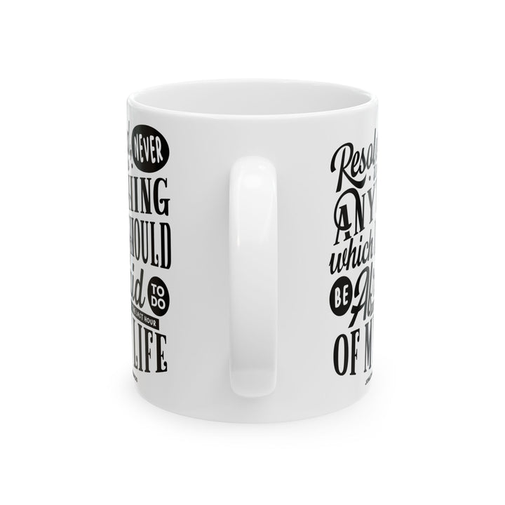 Christian Coffee Mug Jonathan Edwards Last Hour Ceramic Mug