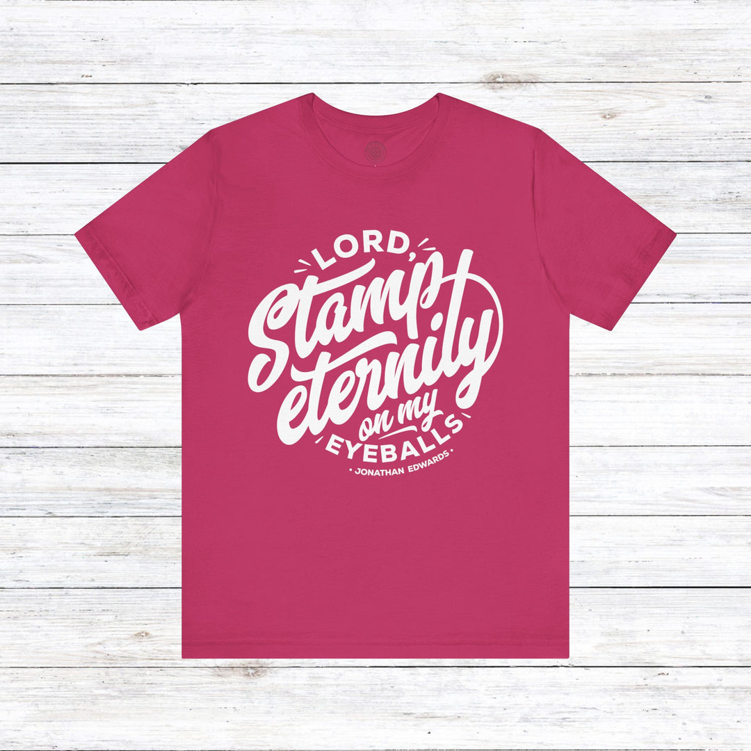 Jonathan Edwards Stamp Eternity Unisex T-Shirt T-Shirt Berry S