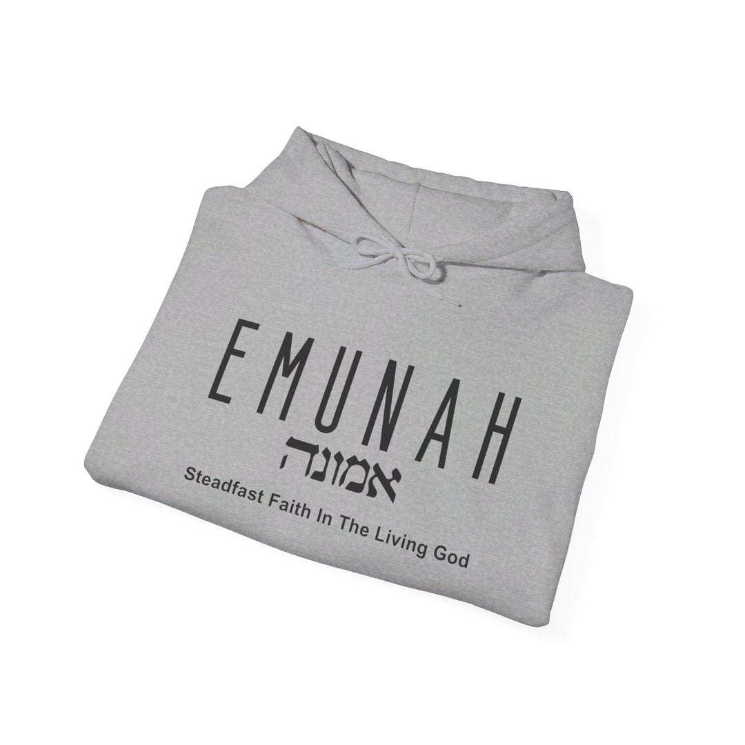 Emunah Steadfast Faith Hoodie Hoodie   