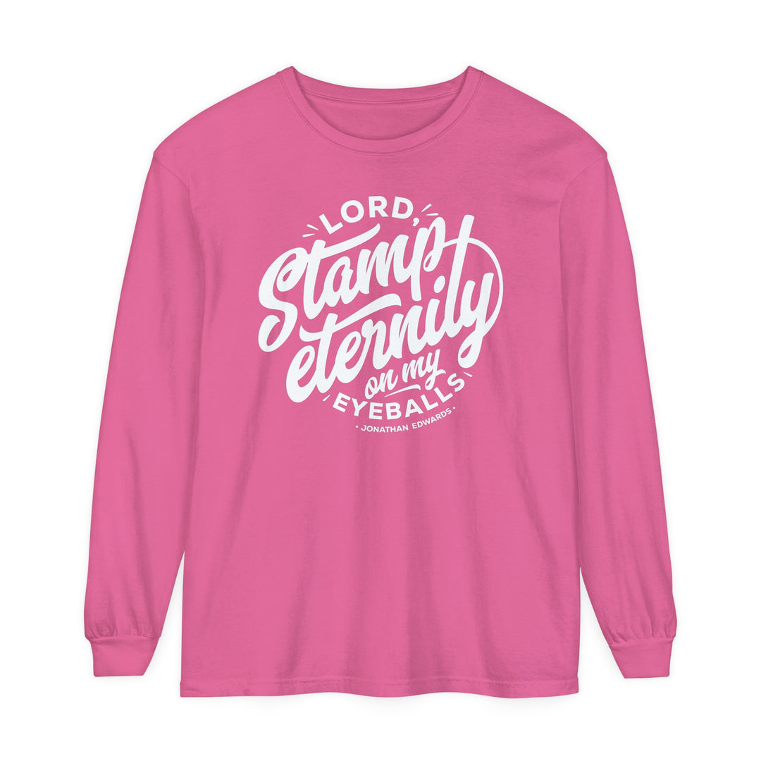 Jonathan Edwards Stamp Eternity Long Sleeve Shirt Long-sleeve Crunchberry S