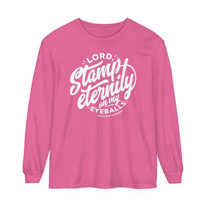 Jonathan Edwards Stamp Eternity Long Sleeve Shirt Long-sleeve Crunchberry S