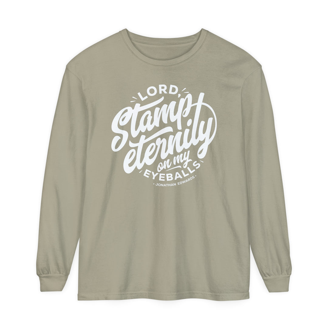 Jonathan Edwards Stamp Eternity Long Sleeve Shirt Long-sleeve Sandstone S