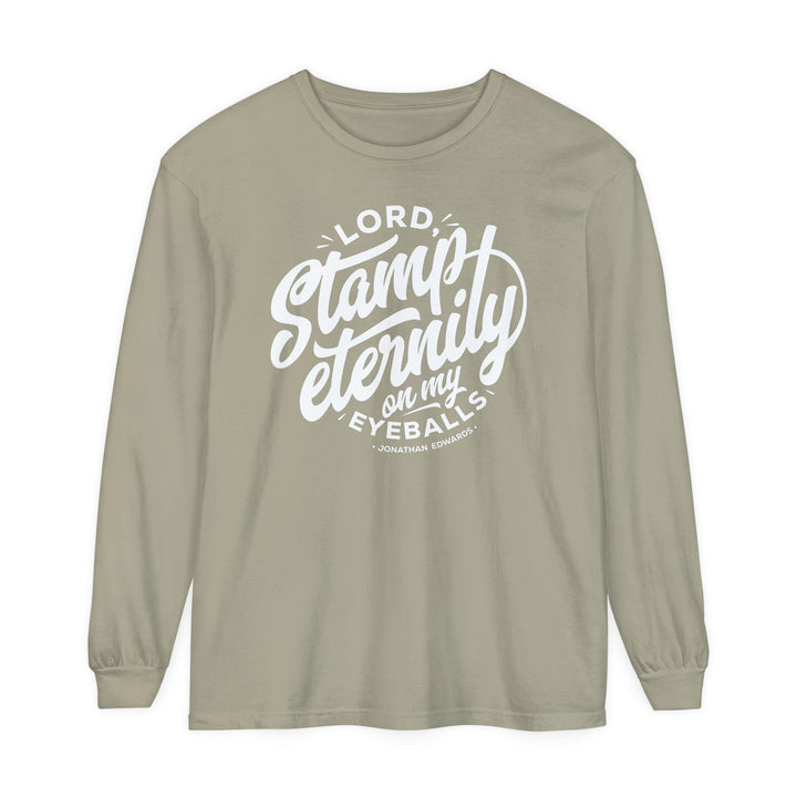 Jonathan Edwards Stamp Eternity Long Sleeve Shirt Long-sleeve Sandstone S