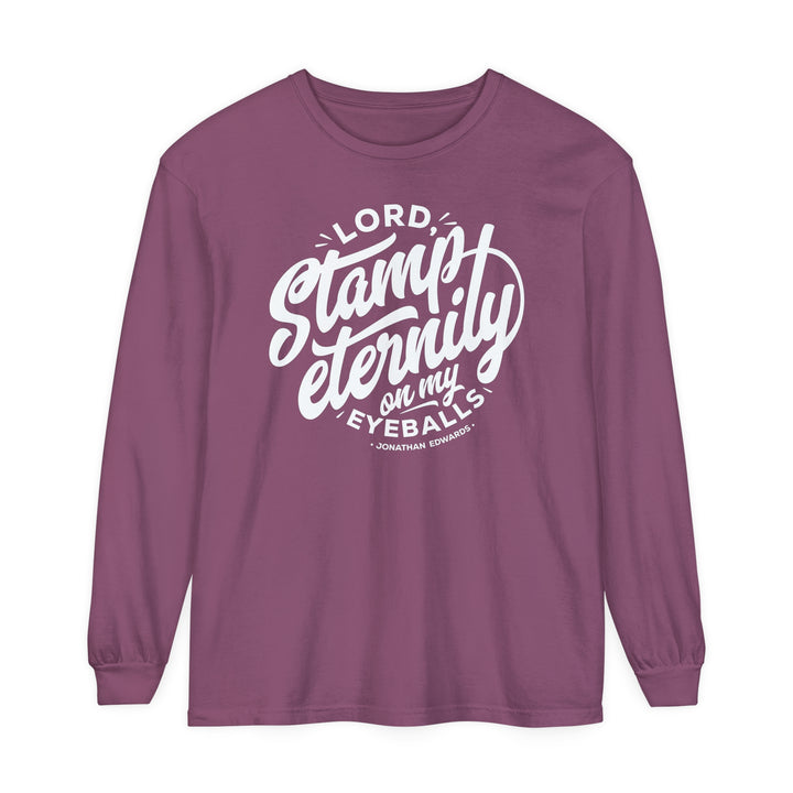 Jonathan Edwards Stamp Eternity Long Sleeve Shirt Long-sleeve Berry S