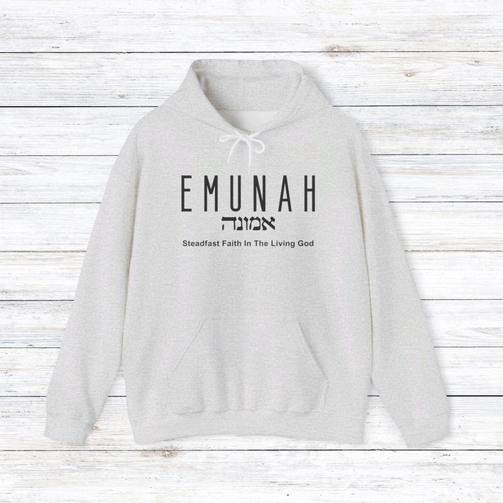 Emunah Steadfast Faith Hoodie Hoodie Ash S 