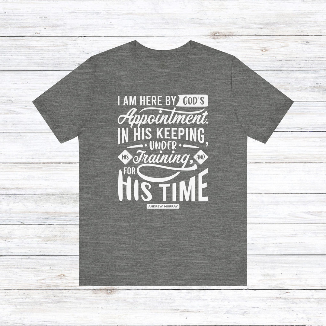 Andrew Murray's His Time Unisex T-Shirt T-Shirt Deep Heather S
