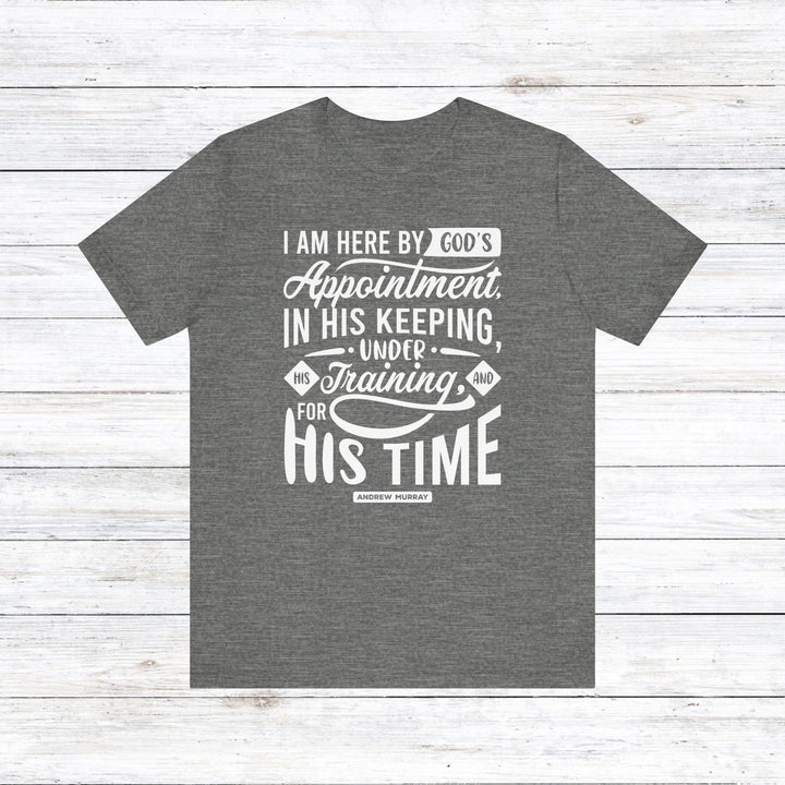 Andrew Murray's His Time Unisex T-Shirt T-Shirt Deep Heather S
