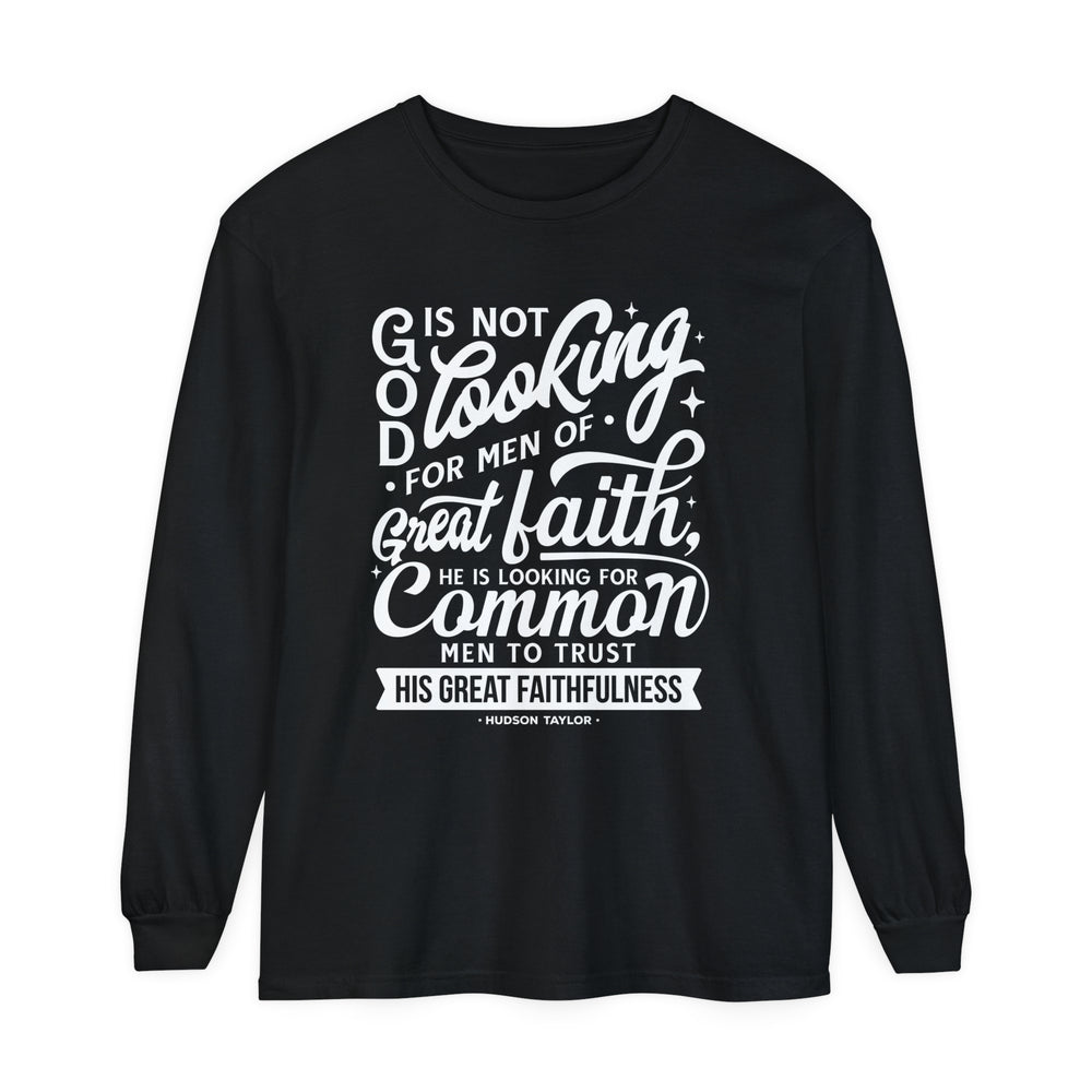 Hudson Taylor Common Men Long Sleeve Shirt Long-sleeve Black S