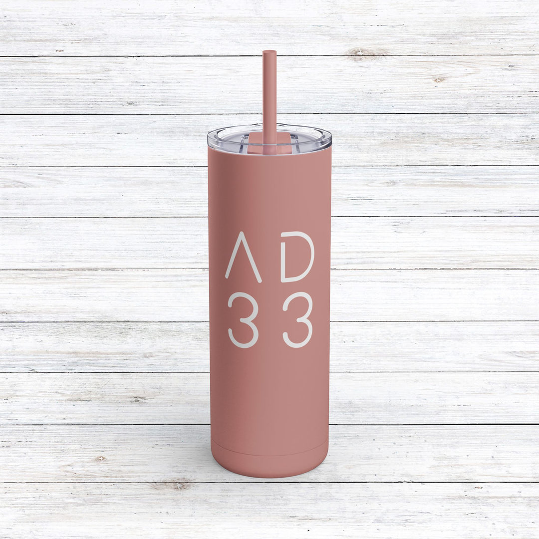 Christian Tumbler AD 33 Mug Dusty Rose 20oz Matte