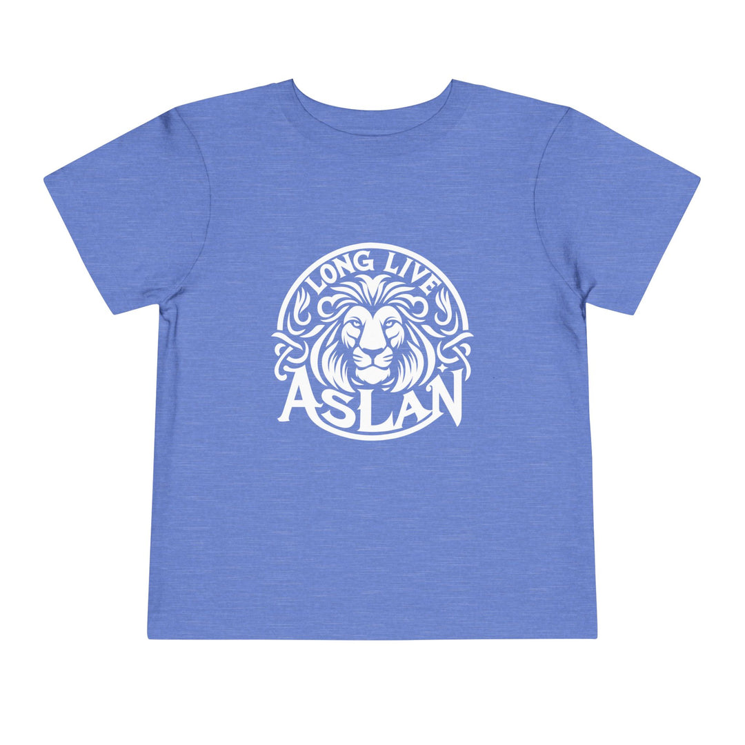 Long Live Aslan Toddler Tee Kids clothes Heather Columbia Blue 2T 