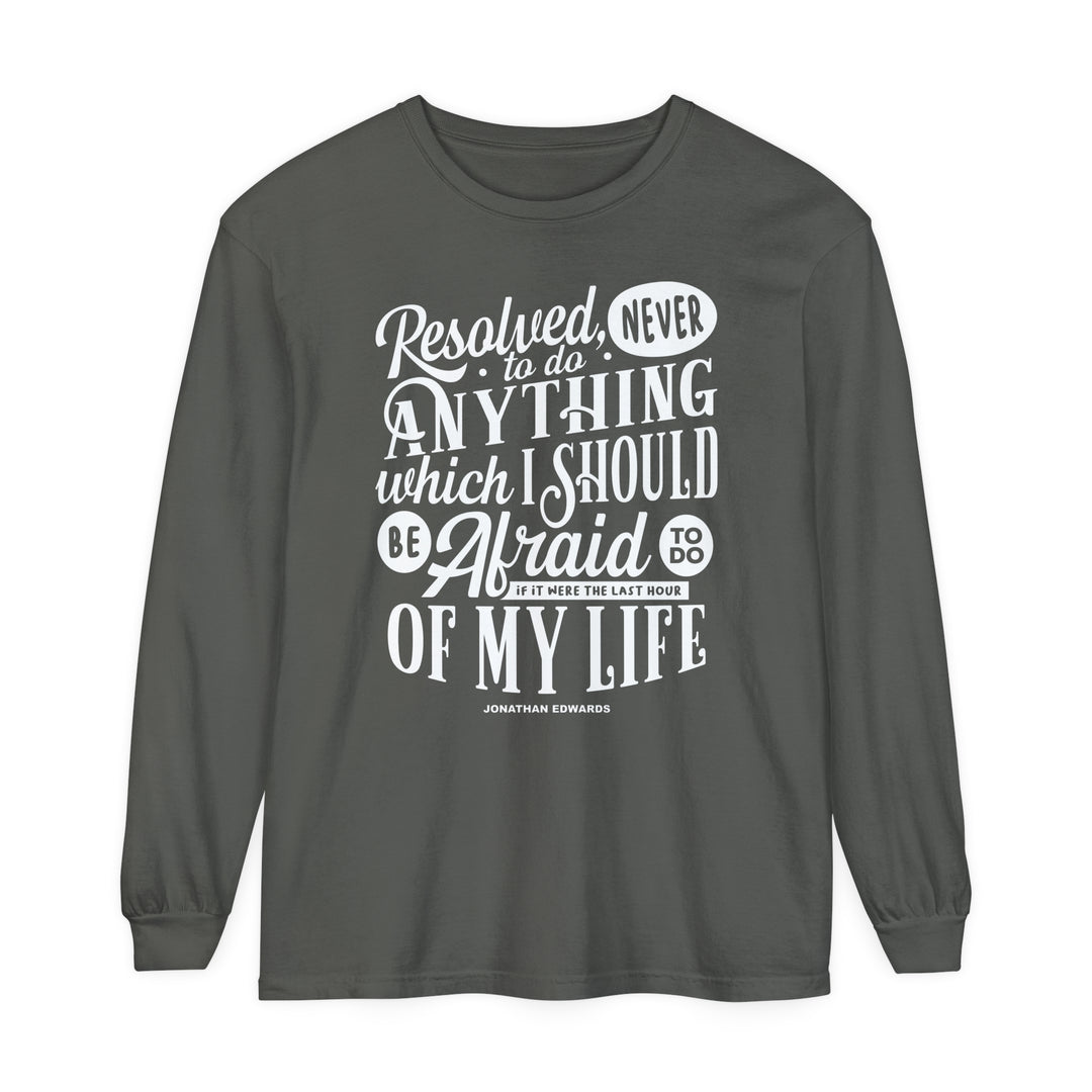 Jonathan Edwards Last Hour Long Sleeve Shirt Long-sleeve Pepper S