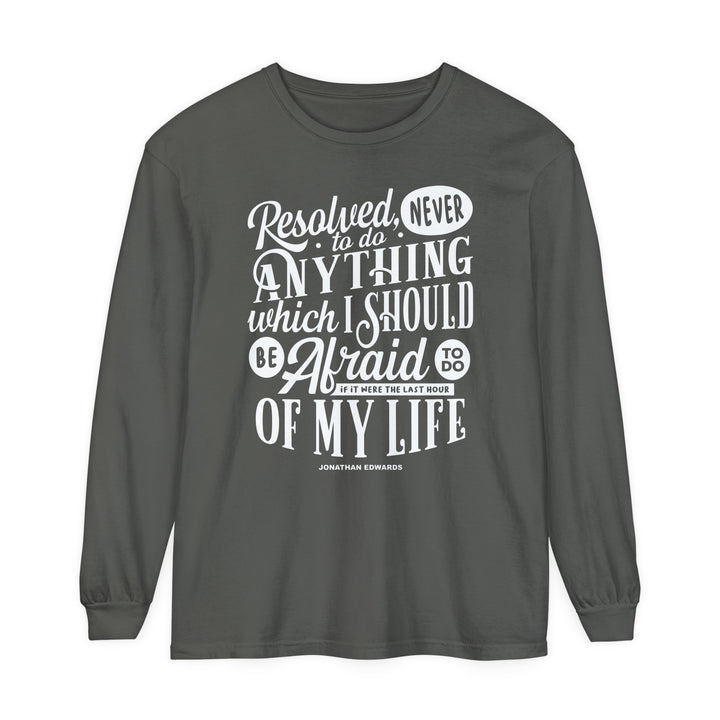 Jonathan Edwards Last Hour Long Sleeve Shirt Long-sleeve Pepper S