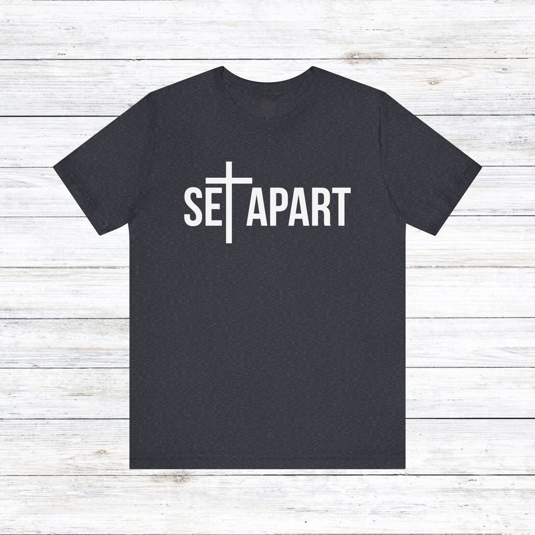 Set Apart Unisex T-Shirt T-Shirt Heather Navy S 