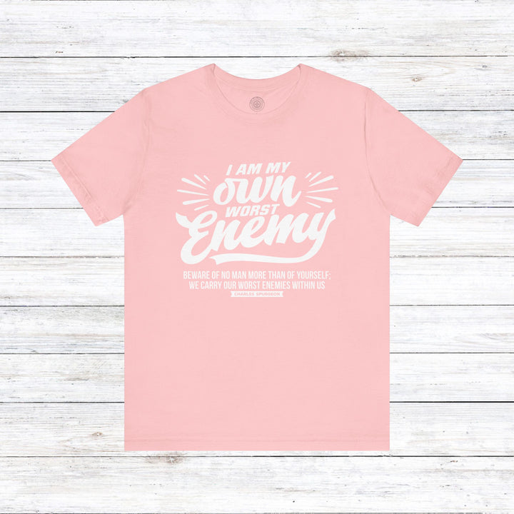 Charles Spurgeon's Worst Enemy Unisex T-Shirt T-Shirt Pink S