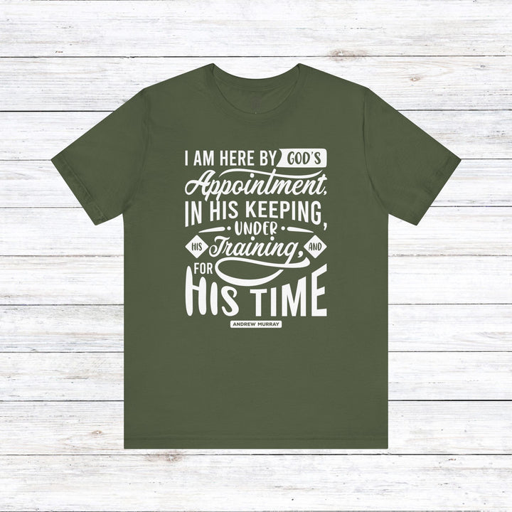 Andrew Murray's His Time Unisex T-Shirt T-Shirt Military Green S