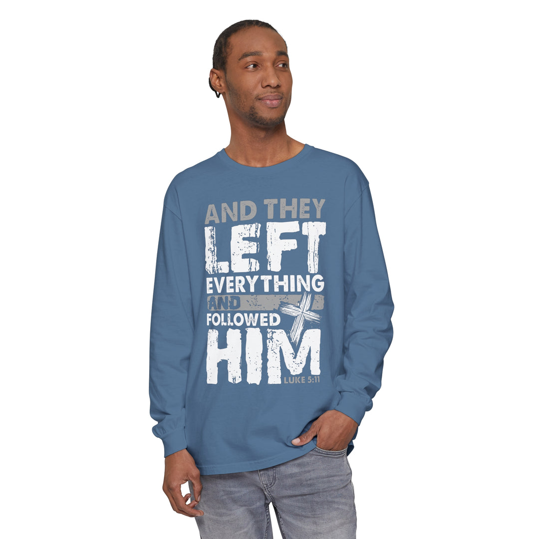 Left Everything Long Sleeve Shirt Long-sleeve   