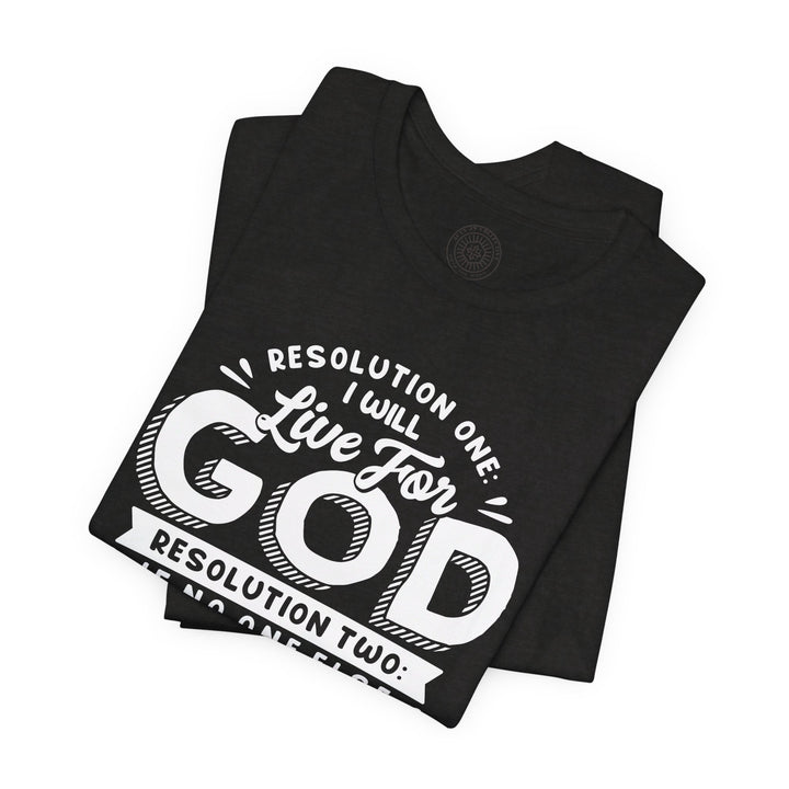 Jonathan Edwards Live For God Unisex T-Shirt T-Shirt