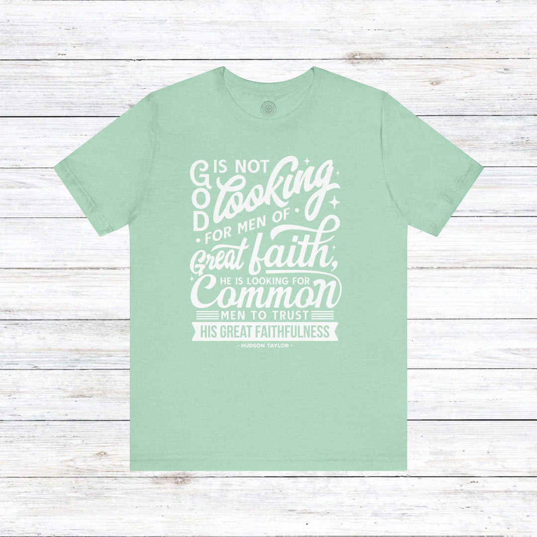 Hudson Taylor Common Men Unisex T-Shirt T-Shirt Heather Mint S