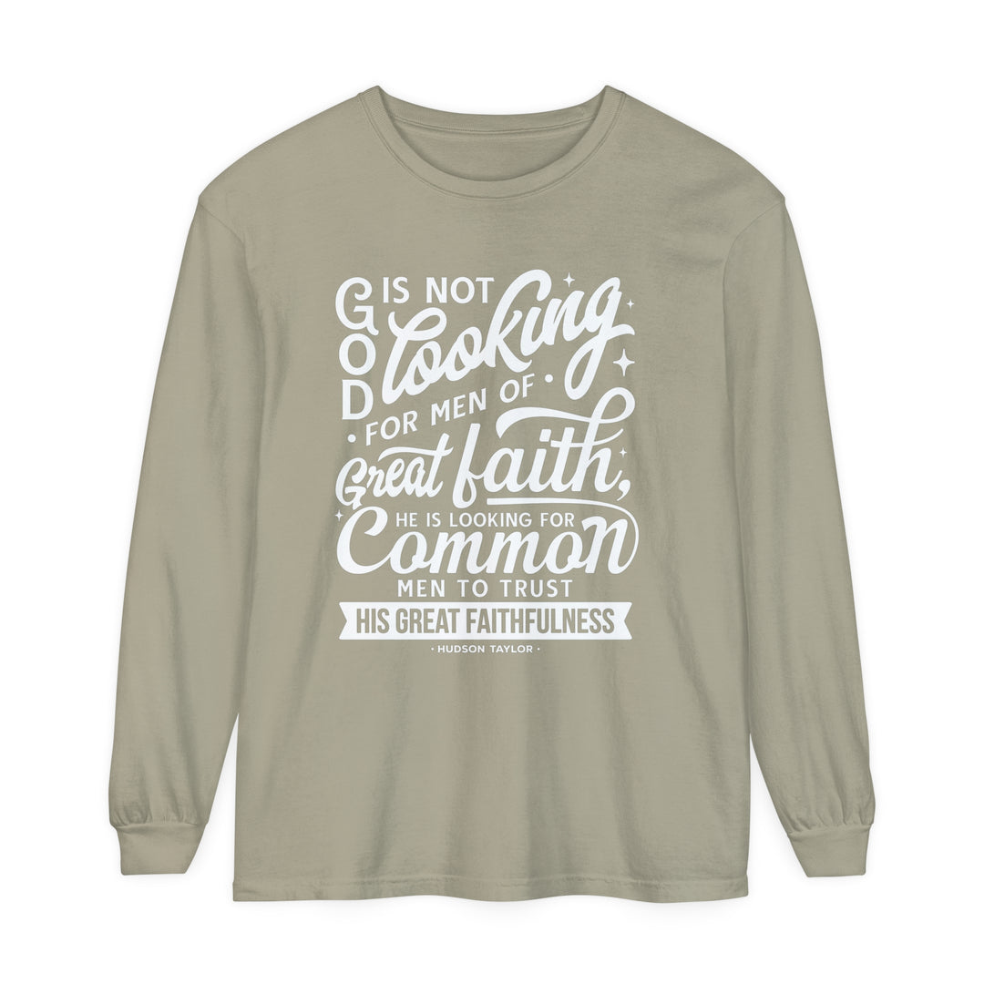 Hudson Taylor Common Men Long Sleeve Shirt Long-sleeve Sandstone S