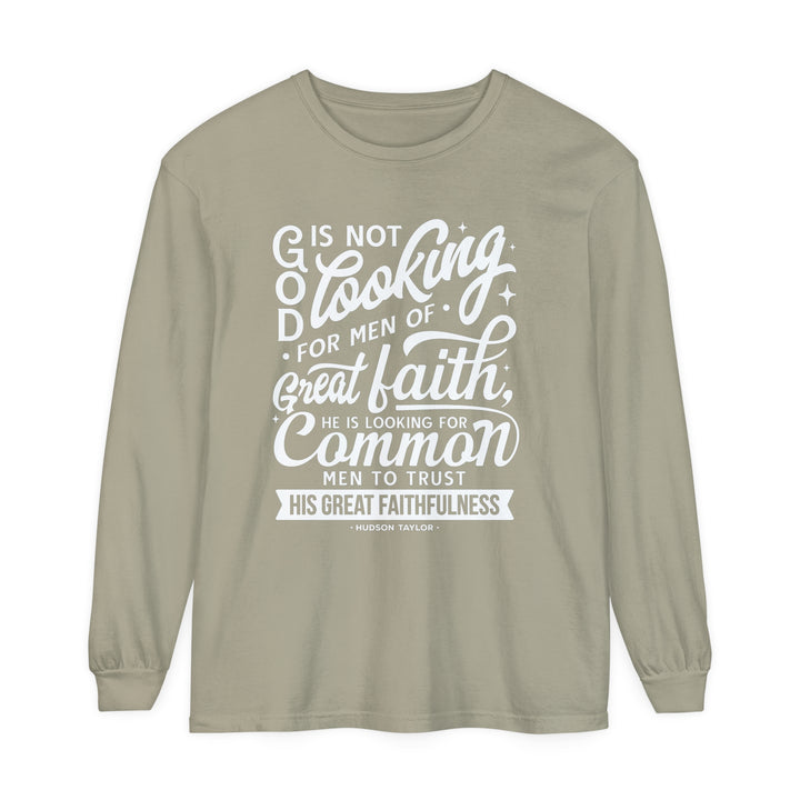 Hudson Taylor Common Men Long Sleeve Shirt Long-sleeve Sandstone S