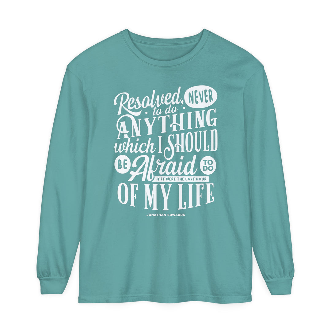 Jonathan Edwards Last Hour Long Sleeve Shirt Long-sleeve Seafoam S