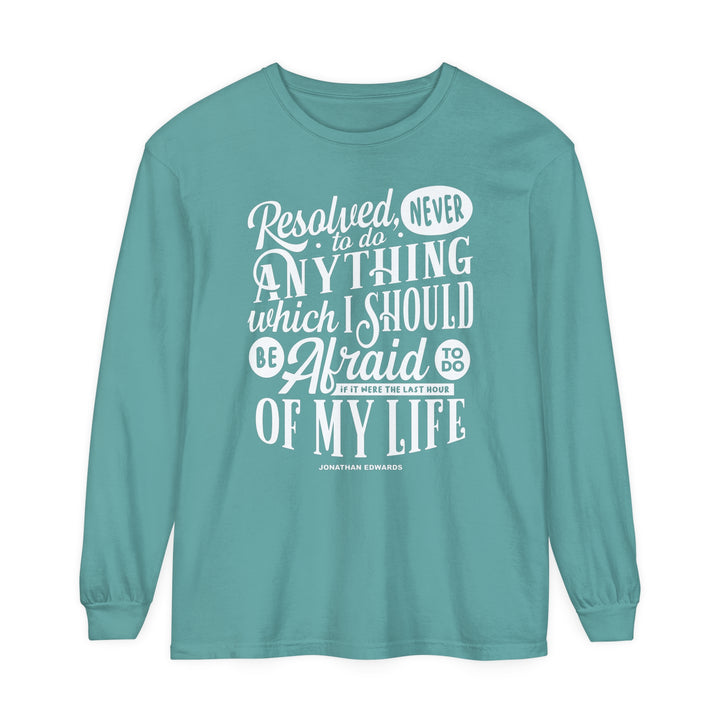 Jonathan Edwards Last Hour Long Sleeve Shirt Long-sleeve Seafoam S