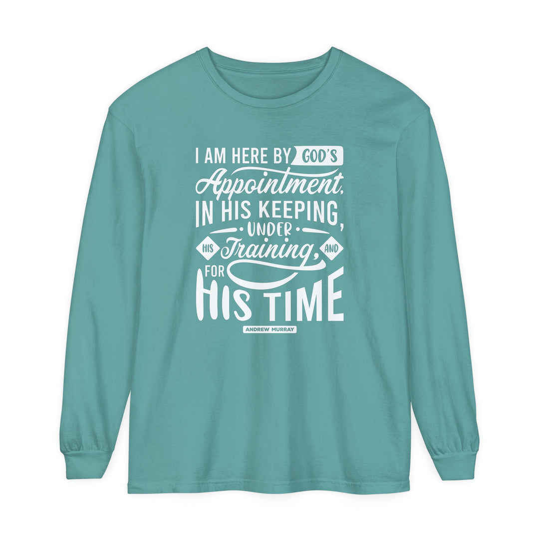 Andrew Murray's His Time Long Sleeve Shirt Long-sleeve Seafoam S