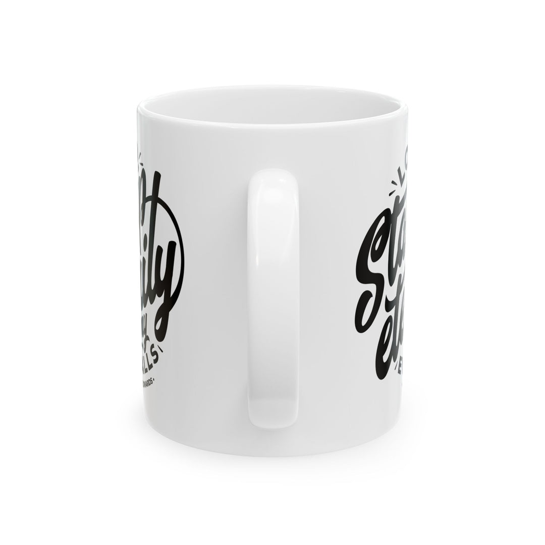Christian Coffee Mug Jonathan Edwards Stamp Eternity Ceramic Mug