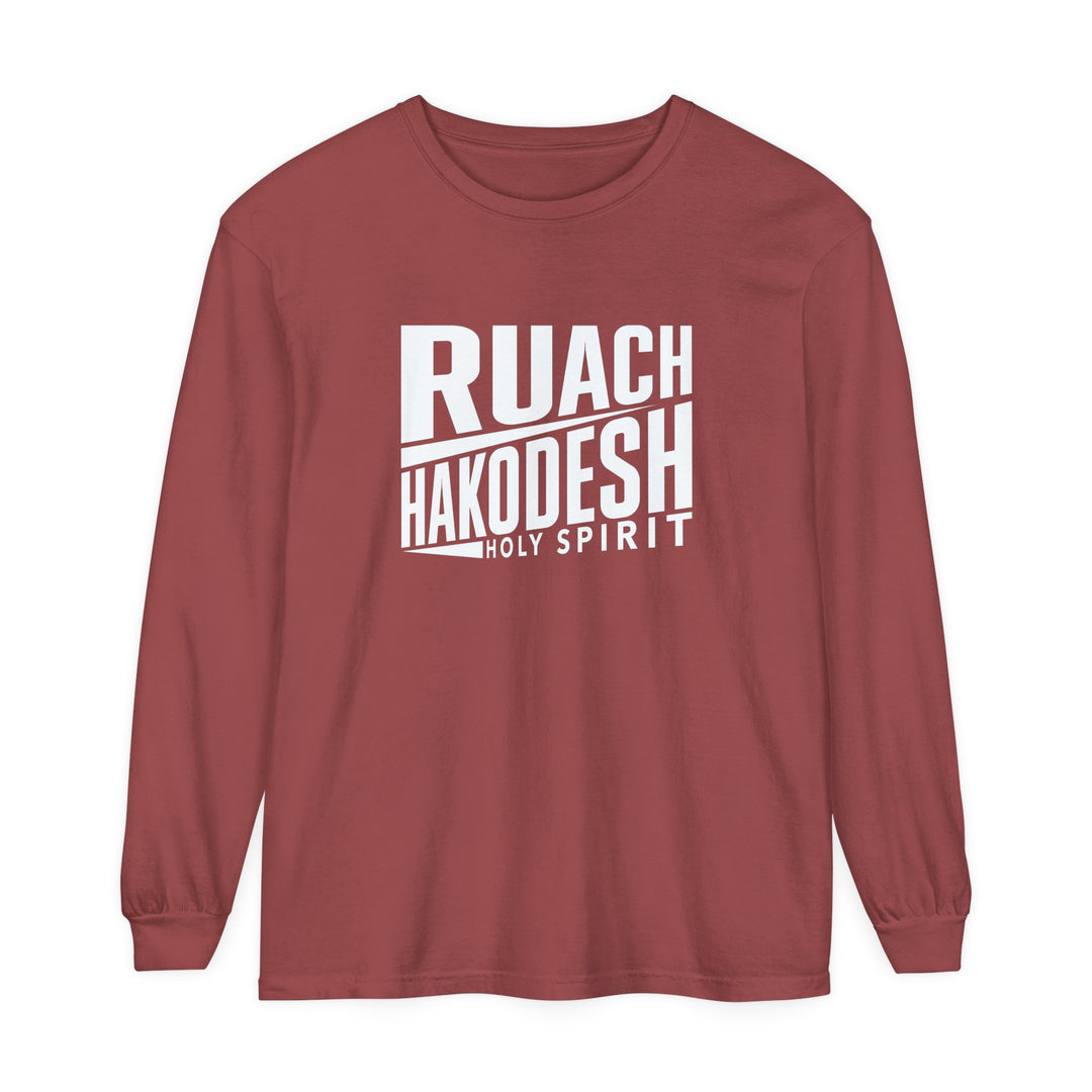 Holy Spirit Long Sleeve Shirt Long-sleeve Brick S 