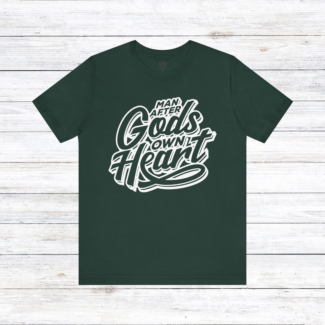 Man After God's Own Heart Unisex T-Shirt T-Shirt Forest S 