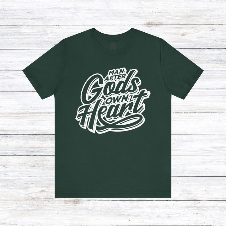 Man After God's Own Heart Unisex T-Shirt T-Shirt Forest S 