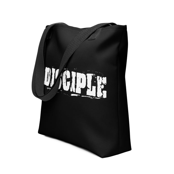 Christian Tote Bag Disciple Black Tote Bags   