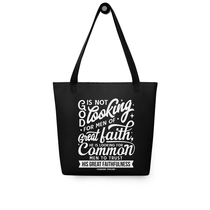 Christian Tote Bag Hudson Taylor Common Men Black Tote Bags