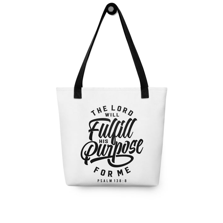 Christian Tote Bag His Purpose White Tote Bags   